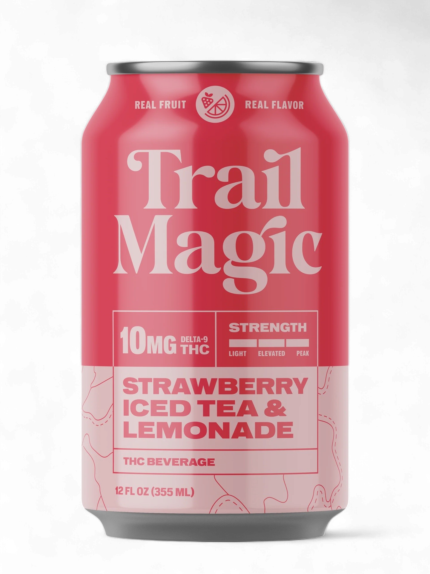 Trail Magic THC Infused 10MG / Strawberry Iced Tea Lemonade Single Can (MSRP $7) *ATX Only